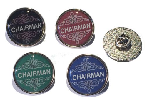 CHAIRMAN badge